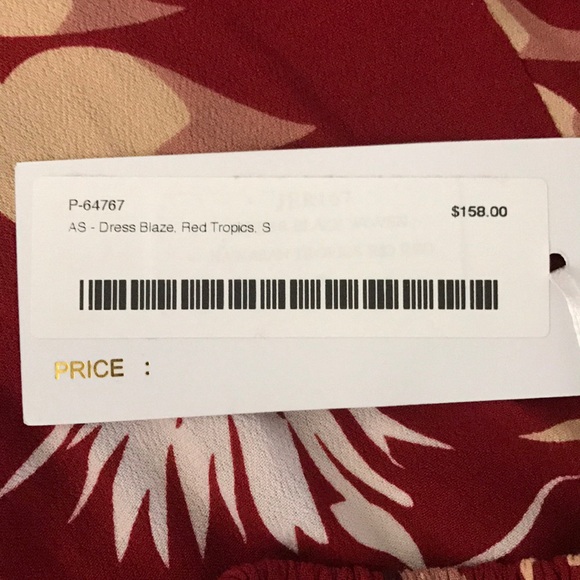 *SOLD* Ava Sky Dress Blaze Red (Fighting Eel) NWT - Picture 7 of 7